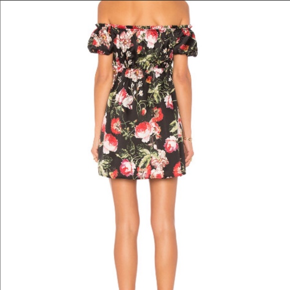 By the Way Paris Babydoll Dress in Dark Floral - Picture 3 of 5